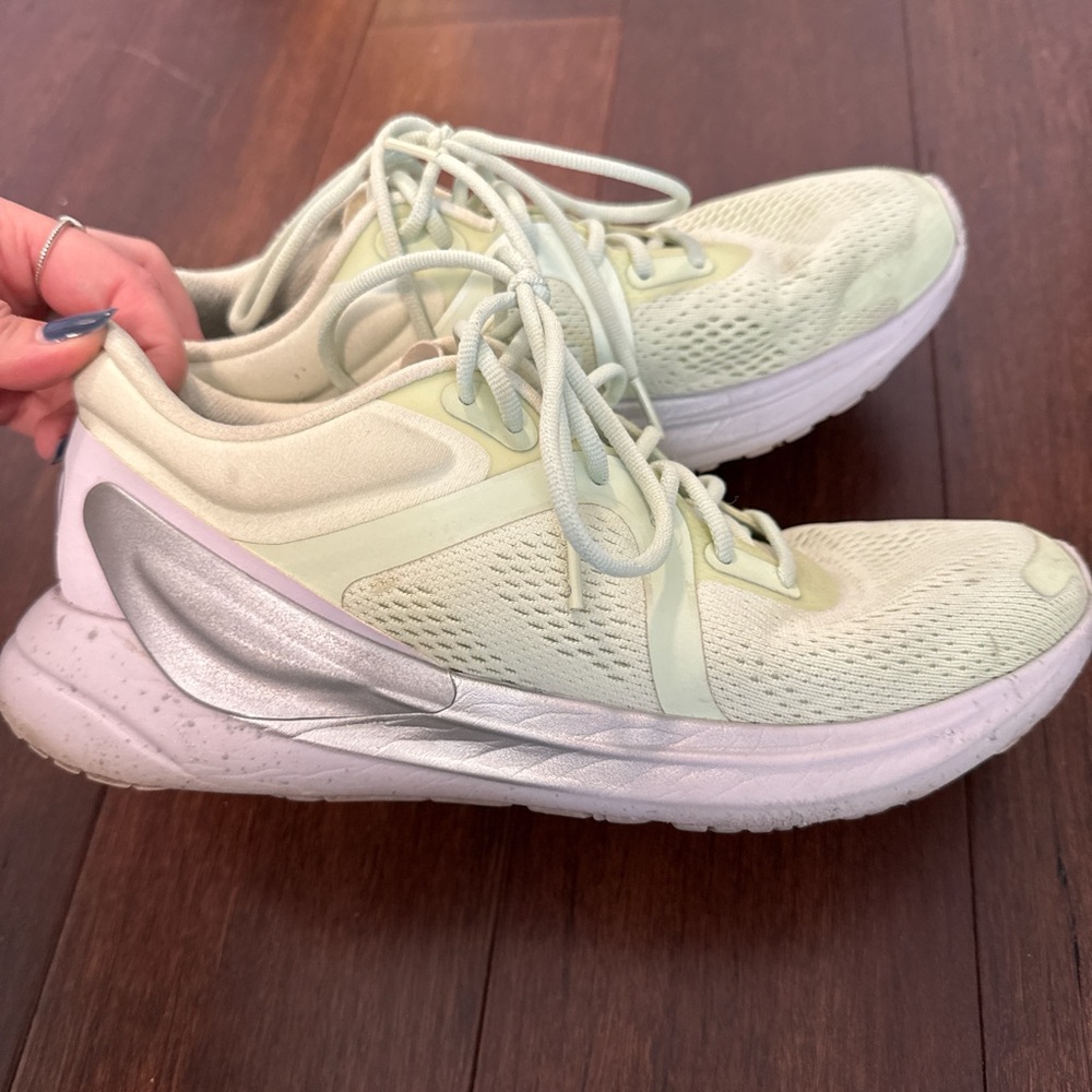 lululemon athletica Light Green and Silver Athletic Shoes